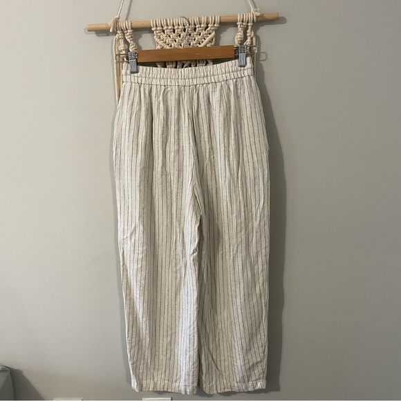 ZARA Stripe Linen Pants - Picture 6 of 6